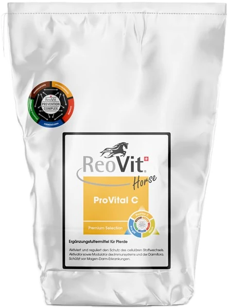 ProVital C ReoVit® – Complément pour immunité, digestion et équilibre métabolique du cheval